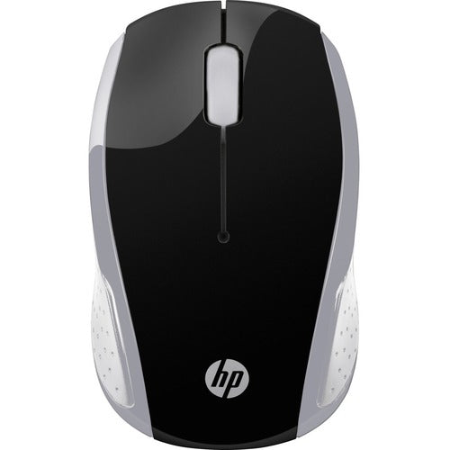 HP Wireless Mouse 200 2.4GHz 3 Bottons USB Wireless 2xAAA 1000 dpi Up to 12M Battery Life Dongle all-day comfort design Black/Silver, 2HU84AA