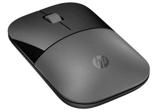 HP Wireless Mouse Z3700 Dual Silver ambidextrous design Optical Bluetooth USB-A Compatible with Windows 11 /10 macOS and Chrome OS, 758A9AA