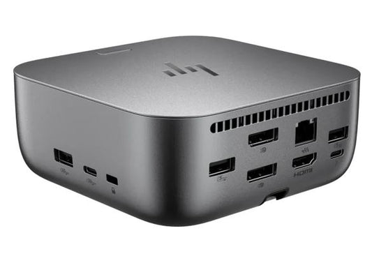 HP Dock G6 Thunderbolt 4 Docking Station - 100W Power Delivery 3xDisplays 2xDP 1xHDMI 3xUSB-A 2xUSB-C 1xTB4 2.5GbE RJ45 for HP Notebook PC, 9X472UT