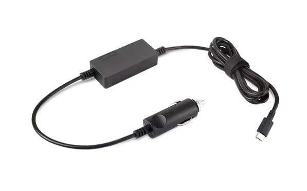 LENOVO 65W USB-C DC Travel Adapter Laptop Car Charger 1.8m Cable 140g Lightweight for Lenovo ThinkPad ThinkBook Notebook Tablet Mobile & USB-C Devices, 40AK0065WW