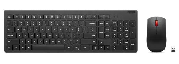 LENOVO Essential Wireless Combo Keyboard & Mouse Gen2 AI - US English, 4X31R64453