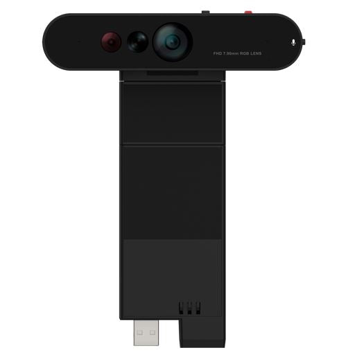 LENOVO ThinkVision MC60 Monitor Webcam 1080p IR & RGB dual webcam Microsoft Teams certified 65/78/90 °wide range FOV Smart Traffic Light Microphone, 4XC1J05150