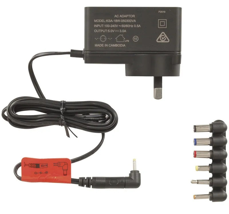 Leader Universal 5V 3A AC adapter SC405, SC407, TBL-W230, TBL-12WPRO, SC8, SN1, SN2, SN3, SN4, MP3480