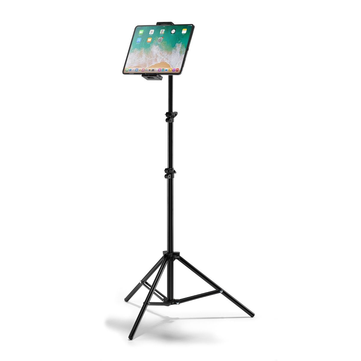 mbeat activiva Universal Table and Smartphone Tripod foldable, lightweight, easy-to-use height-adjustable tripod with integrated tablet/phone, ACA-TSTD-05BLK