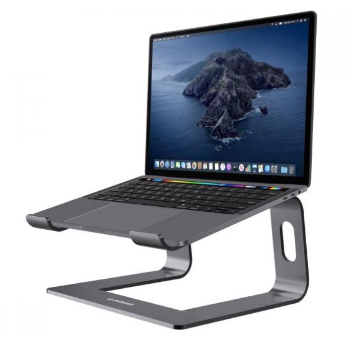 mbeat Stage S1 Elevated Laptop Stand up to 16' Laptop (Space Grey) Material: Aluminium Alloy Product Weight: 0.9 kg, MB-STD-S1GRY