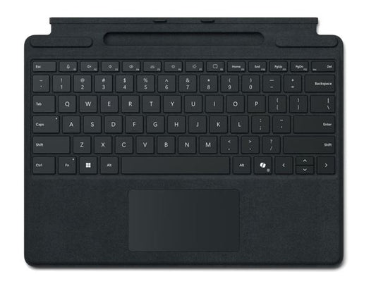 Microsoft Surface Pro Signature Keyboard Black Microsoft Cover port compatible Pro 11 Pro 10 Surface Pro 9 Surface Pro 8 Surface Pro X -No Pen, 8XA-00182