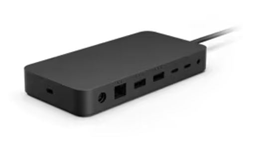Microsoft Surface Thunderbolt 4 DockStation165W Thunderbolt 4 Cable 3 xUSB-C 3xUSB-A RJ-45 for Pro7/7+/8/9/10/11 Surface Go 2/3 Laptop 3/4/5/6 Studio, T8I-00008