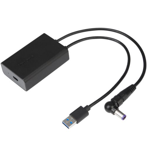 Targus USB-C USB-A DC Power Demultiplexer Adapter for DOCK180 with Power Delivery Black 3 year WTY, ACA42AUZ
