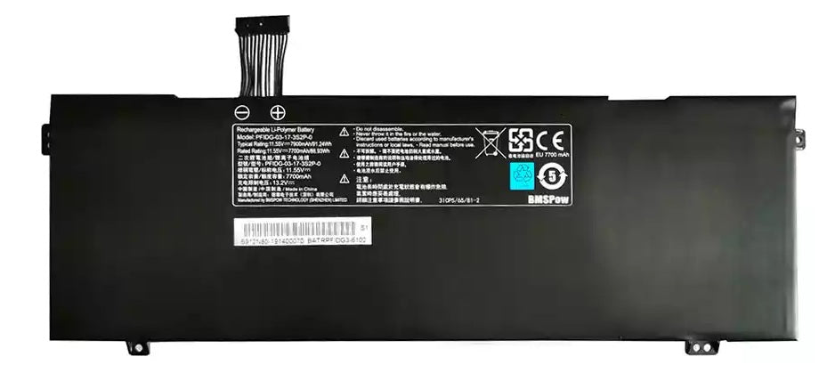 Leader Battery 6cell 11.55V 7900mAh 91.24Wh for Leader SC568,SC572,SC573,SC574,SC519,SC521, PFIDG-03-17-3S2P-0