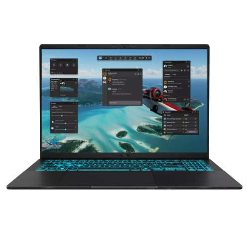 ASUS Notebook ASUS VivoBook V16 16' WUXGA Notebook Intel Core 7 240H DDR5 16GB 1TB RTX 5050 8GB GDDR7 Black Win 11 Pro 1.95kg 1Y Warranty, V3607VH-RP033X