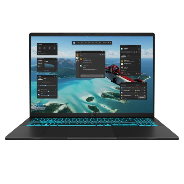 ASUS Notebook ASUS VivoBook V16 16' WUXGA Notebook Intel Core 7 240H DDR5 16GB 512GB SSD RTX 4050 Black Win 11 Home 1.95kg 1Y Warranty, V3607VU-RP036W