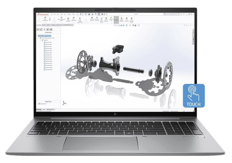 HP ZBook FireFly G11 16' WUXGA TOUCH Intel AI U5-125H 16GB DDR5 512GB SSD WIN 11 PRO Arc Graphics Thunderbolt Fingerprint 3yrs OS 1.6kg Workstation, A1LP0PT