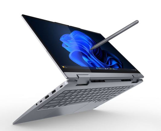LENOVO ThinkBook 14 Yoga 2-in-1 G5 14' WUXGA TOUCH Intel U5-225U 16GB DDR5 512GB SSD Windows 11 PRO Intel GPU Thunderbolt Fingerprint 1YR OS 1.6kg, 21SQ0003AU