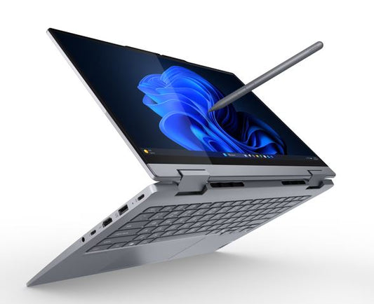 LENOVO ThinkBook 14 Yoga 2-in-1 G5 14' WUXGA TOUCH Intel U7-255U 32GB DDR5 512GB SSD Windows 11 PRO Intel GPU Thunderbolt Fingerprint 1YR OS 1.6kg, 21SQ0005AU