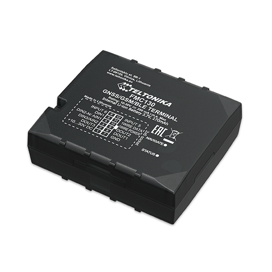 Teltonika Hard Wired Fleet Management System - High Gain GNSS and IoT/GSM Antennas, Internal Backup Battery, FMC1304OXW01