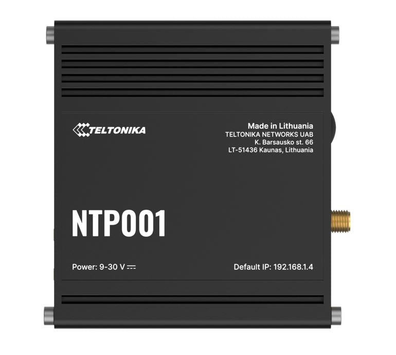 Teltonika NTP001, Accurate & low-cost NTP server, Network Time Synchronization, GNSS capabilities, UTC-traceable time, Plug-and-play functionality, NTP001000000