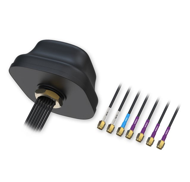 Teltonika 5G COMBO MIMO MOBILE/GNSS/WIFI ROOF SMA ANTENNA, PR1KC640
