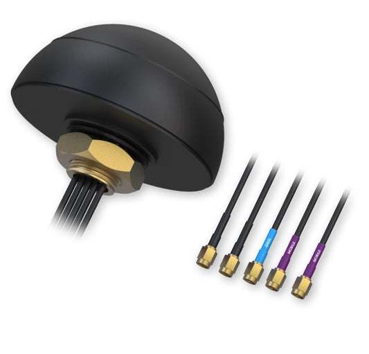 Teltonika Combo MIMO Mobile/GNSS/WiFi Flush Mount Mobile Antenna for Vehicle/Cabinet - For use with RUT955, RUTX09, RUTX11 - Formerly 003R-00253, PR1KCO28