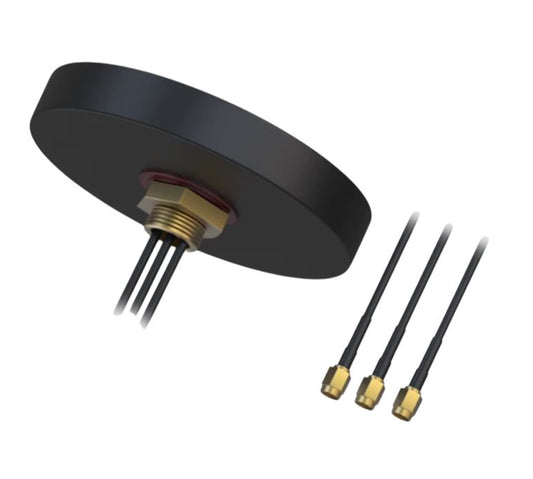 Teltonika Combo SISO Mobile/GNSS/WIFI Flush Mount Mobile Antenna for Vehicle/Cabinet - Compatible with TRB245 and TRB 255, PR1KCS28
