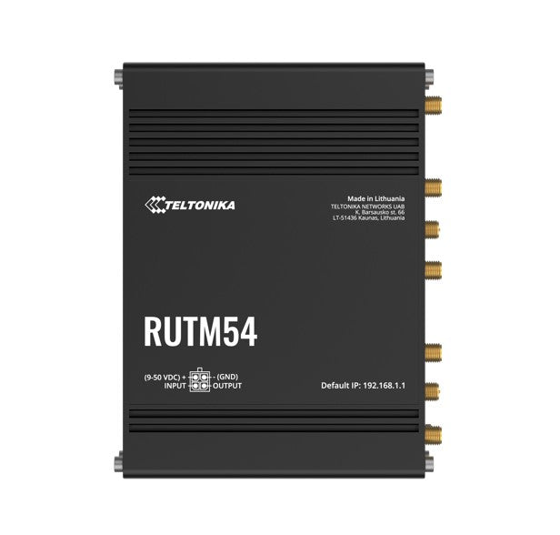 Teltonika RUTM54 Dual 5G Router, Dual SIM & eSIM, Telit 5G Modem, Auto-Failover,, RUTM54000300