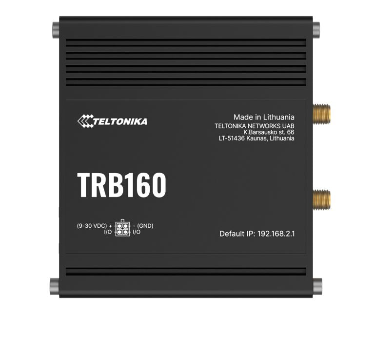 Teltonika TRB160 4G LTE CAT 6 IoT Gateway, Ultra-Small, Lightweight, Energy-Efficient, Cellular Speeds of up to 300 Mbps, USB Type-C, PSU included, TRB160100200