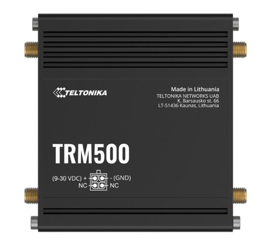Teltonika TRM500 Industrial Cellular Modem, 5G (3.4 Gbps) & 4G (Cat19), with USB Type-C, PSU included, TRM500000000/TRM500000300
