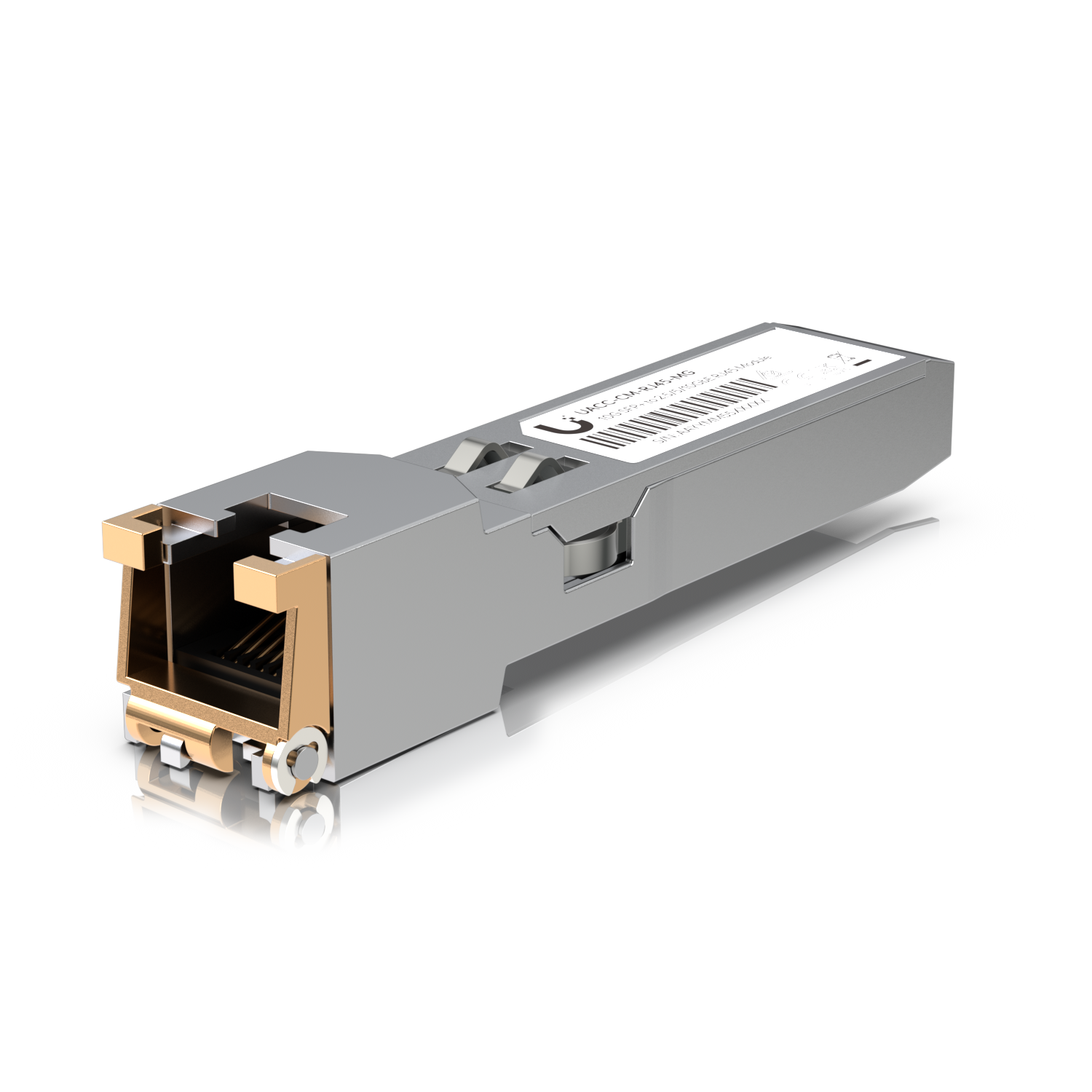 Ubiquiti SFP+ to RJ45 Transceiver Module, 1/2.5/5/10GBase-T Copper SFP+ Transceiver, 1/2.5/5/10 Gbps Throughput, Supports Up To 100m, UACC-CM-RJ45-MG
