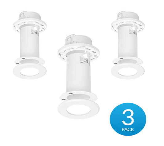Ubiquiti Ceiling Mount 3 Pack, Compatible with U6 Mesh& FlexHD, Mounts to a Drop Ceiling Tile, Drywall Ceiling, or Solid Ceiling,, FlexHD-CM-3