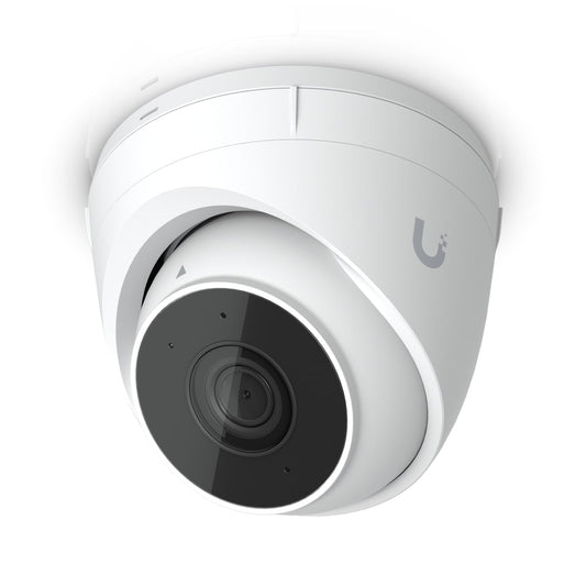 Ubiquiti UniFi G5 Turret Ultra, White, Ultra-compact, Tamper-resistant IK04, IP66 Weatherproof 2K HD PoE Camera, Long-range Night Vision, UVC-G5-Turret-Ultra