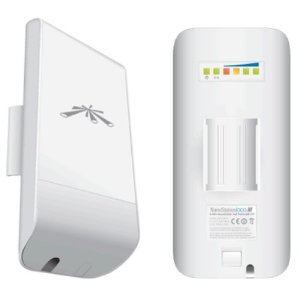 Ubiquiti airMAX Nanostation LOCO M 2.4GHz Indoor/Outdoor CPE - Point-to-Multipoint(PtMP) application - Includes PoE Adapter, LOCOM2