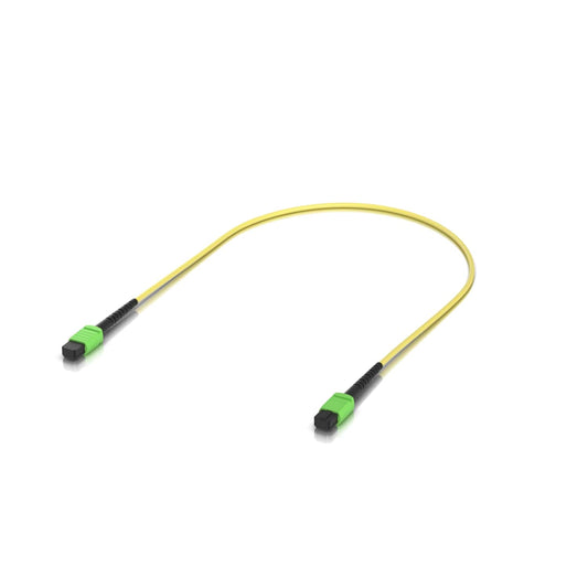 Ubiquiti OS2 MPO-12 APC Fiber Patch Cable, 0.5 m, Single-pack, Indoor OS2 Single-mode,MPO-12 Type B APC Connectors, For 100G Applications, UACC-OFC-SA-MPMP-0.5M