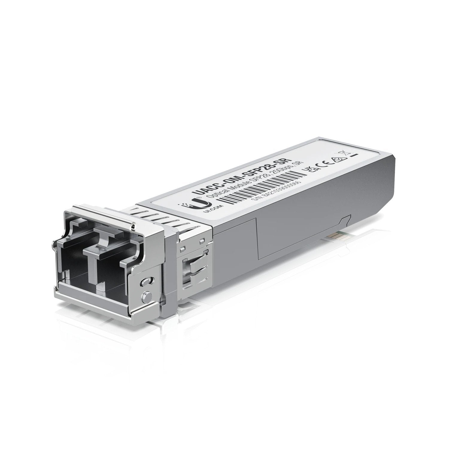 Ubiquiti 25 Gbps Multi-Mode Optical Module, Short-range, SFP28-compatible Optical Transceiver Module, Connections Up To 100 m, UACC-OM-SFP28-SR