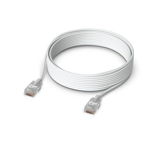 Ubiquiti UniFi Etherlighting Patch Cable, Length 12m, White, Nano-Thin Patch Cable With 10 GbE Support, Designed To Showcase EtherlightingEffects., UACC-Cable-Patch-EL-12M-W