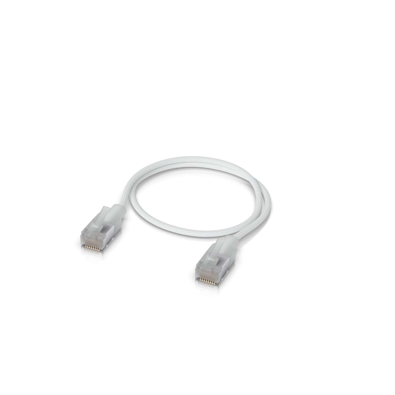 Ubiquiti UniFi Premium Patch Cable,0.3M, White, Ultra-Thin Braided Patch Cable, Designed Optimized 10GbE Networking, UACC-Cable-Patch-EL-C6A-0.3M-W