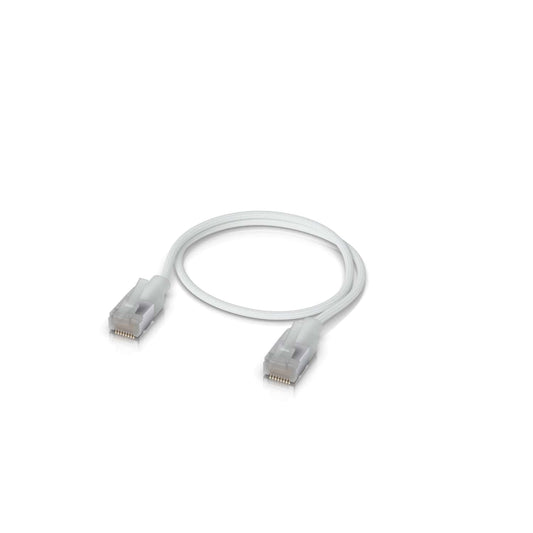 Ubiquiti UniFi Premium Patch Cable,0.3M, White, Ultra-Thin Braided Patch Cable, Designed Optimized 10GbE Networking, UACC-Cable-Patch-EL-C6A-0.3M-W