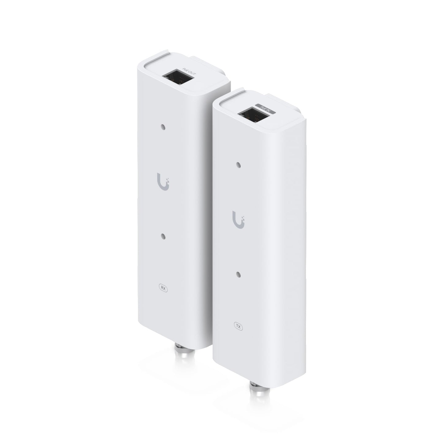 Ubiquiti Pair of extenders that extends PoE over twisted-pair or coaxial cables, ideal for retrofit scenarios., UACC-Retrofit-PoE-2Wire