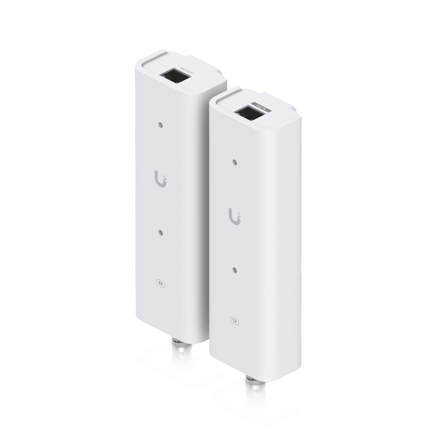 Ubiquiti Pair of extenders that extends PoE over twisted-pair or coaxial cables, ideal for retrofit scenarios., UACC-Retrofit-PoE-2Wire
