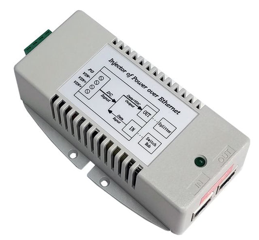Tycon Power 18-36V In 56V 35W GigE 802.3af/at PoE, Low Cost & High Efficiency Solution for those requiring IEEE802.3af and IEEE802.3at Power, TP-DCDC-2448GD-HP
