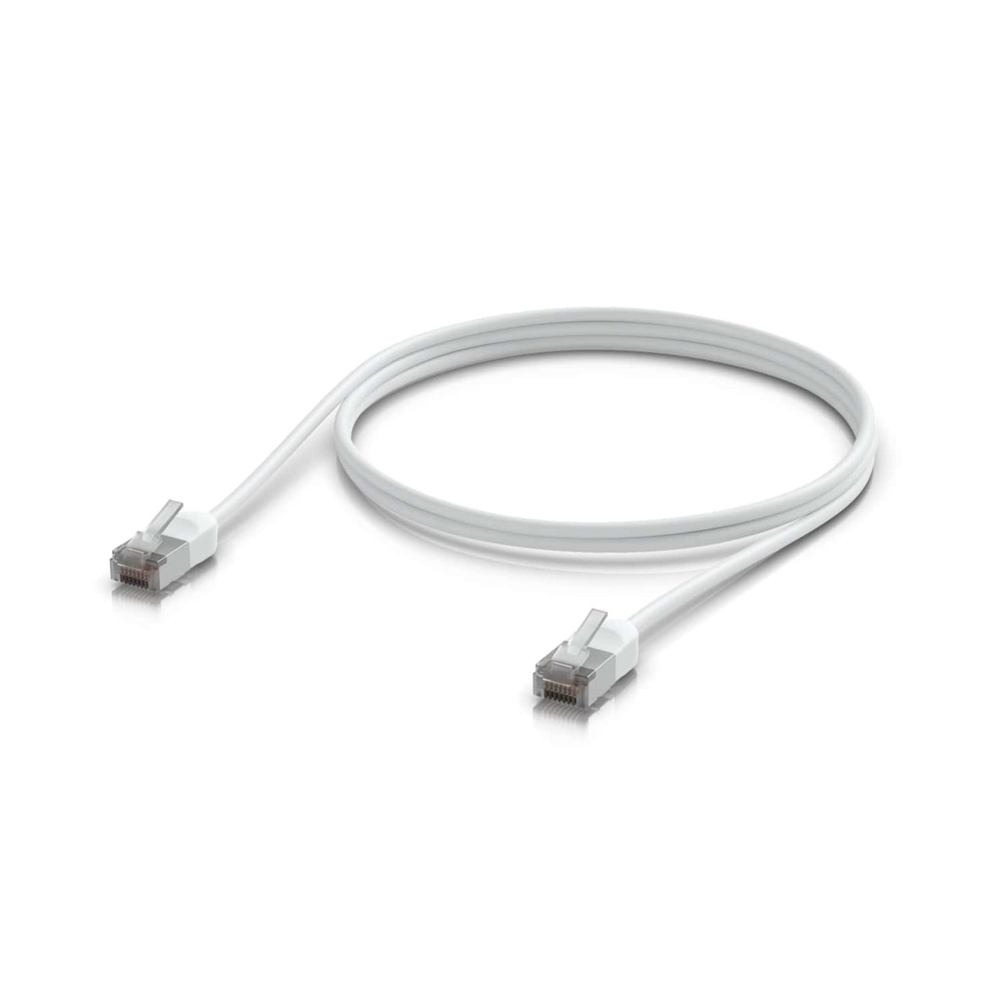 Ubiquiti UniFi Premium Patch Cable Outdoor, 1M, White, Ultra-thin, Rugged, Shielded Patch, Designed &Optimized, For 10 GbE networking, 2Yr Warr, UACC-Cable-Patch-Outdoor-C6A-1M-W