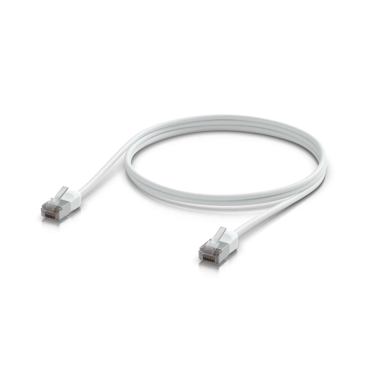 Ubiquiti UniFi Premium Patch Cable Outdoor, 1M, White, Ultra-thin, Rugged, Shielded Patch, Designed &Optimized, For 10 GbE networking, 2Yr Warr, UACC-Cable-Patch-Outdoor-C6A-1M-W