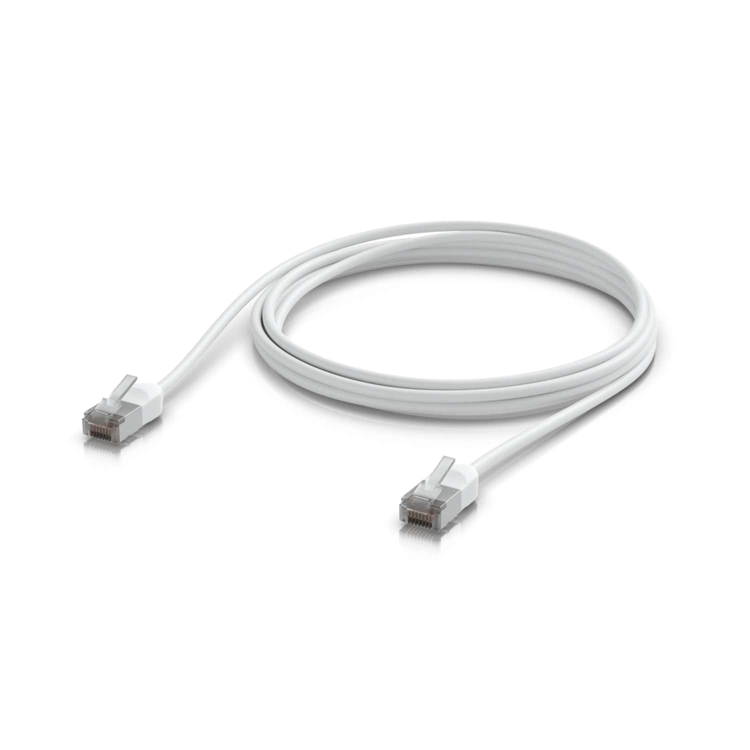 Ubiquiti UniFi Premium Patch Cable Outdoor, 2M, White, Ultra-thin, Rugged, Shielded Patch, Designed &Optimized, For 10 GbE networking, 2Yr Warr, UACC-Cable-Patch-Outdoor-C6A-2M-W