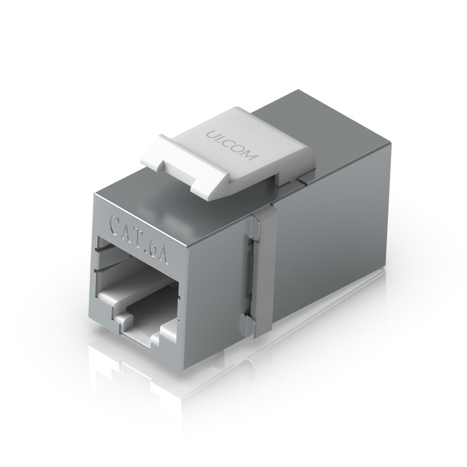 Ubiquiti Pass-through Cat6A Keystone Coupler, 12-Pack, For Connecting Pre-terminated Ethernet Cables Seamlessly, UACC-Keystone-Coupler-C6A