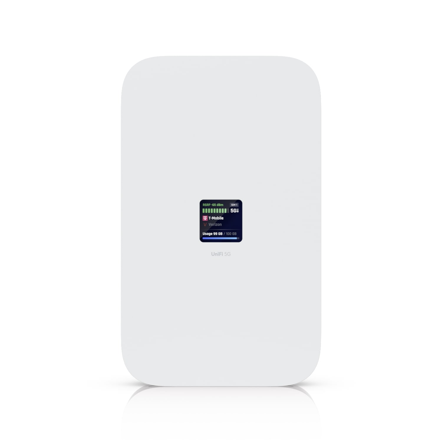 Ubiquiti UniFi 5G Max, A High-Performance 5G (3.4 GBps) Modem, Unifi Deployment. Adopt Through UniFi PoE Port, Delivers Automatic Setup, dual SIM/eSIM, U5G-Max