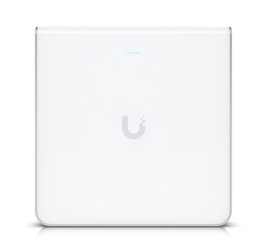 Ubiquiti UniFi Wi-Fi 6 Enterprise Sleek, Wall-mounted WiFi 6E Access Point, Integrated Four-port Switch, For High-density Office Network, U6-Enterprise-IW