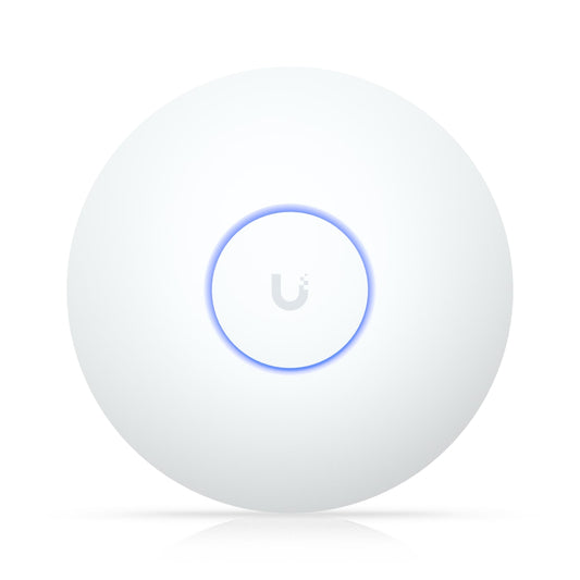 Ubiquiti U7 Long-Range, Compact, Ceiling-mount WiFi 7 AP, 5 Spatial Streams, Extended Signal Range, Cover Up to160mÂ², 300+ Devices, Uplink 2.5GbE, U7-LR