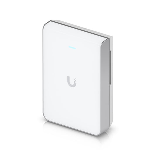 Ubiquiti U7 Pro Wall, 6 Spatial Strea,6 GHz Support Tailored,PoE+, Voltage 44-57V DC, Max Power 22W,2.5 GbE uplink,300+ Devices,140 m² cover, U7-Pro-Wall