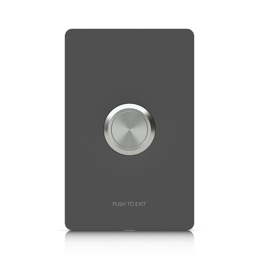 Ubiquiti Access Button, Push-to-exit Button Designed For UniFi Access Hubs, Contacting Rate 30V DC, 2A, Indoor Only, UA-Button