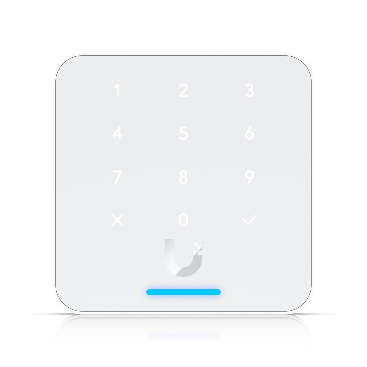 Ubiquiti Ubiquit Reader Flex, White ,Third-generation NFC Card Reader With A Keypad & Apple Touch Pass Support, Outdoor IP55, Power via POE, UA-G3-FLEX-W