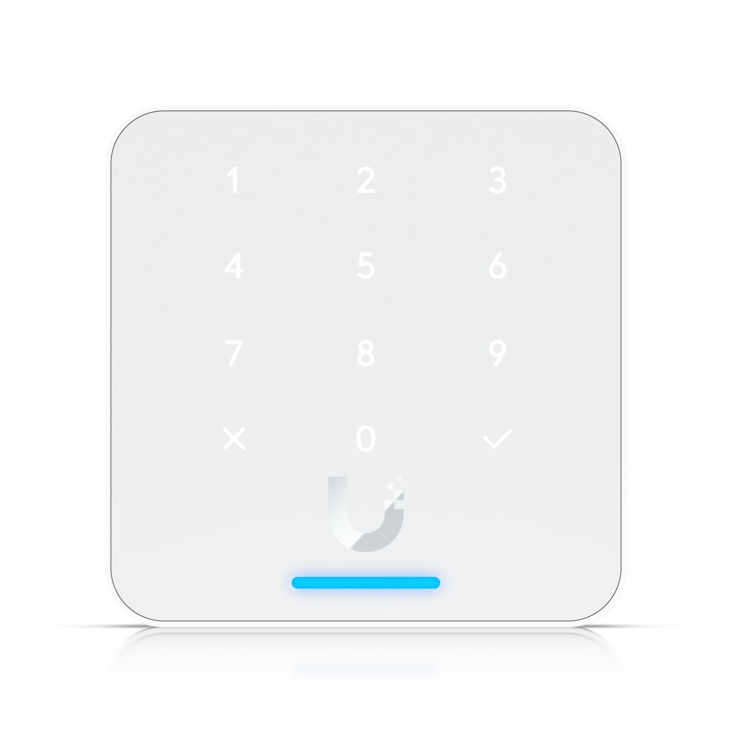 Ubiquiti Ubiquit Reader Flex, White ,Third-generation NFC Card Reader With A Keypad & Apple Touch Pass Support, Outdoor IP55, Power via POE, UA-G3-FLEX-W