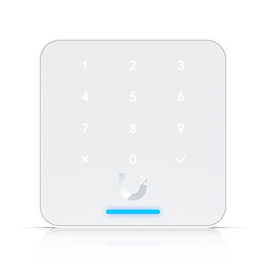 Ubiquiti Ubiquit Reader Flex, White ,Third-generation NFC Card Reader With A Keypad & Apple Touch Pass Support, Outdoor IP55, Power via POE, UA-G3-FLEX-W